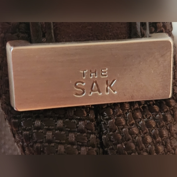 The Sak Shoulder Bag Chocolate Brown With Red Lining - Picture 3 of 9